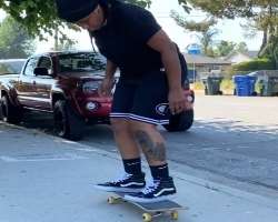 The star is also interested in skateboarding.
